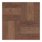 FloorPops Brown 12-in x 12-in Water-Resistant Peel-and-Stick Vinyl Tile Flooring, 20-sq ft Carton