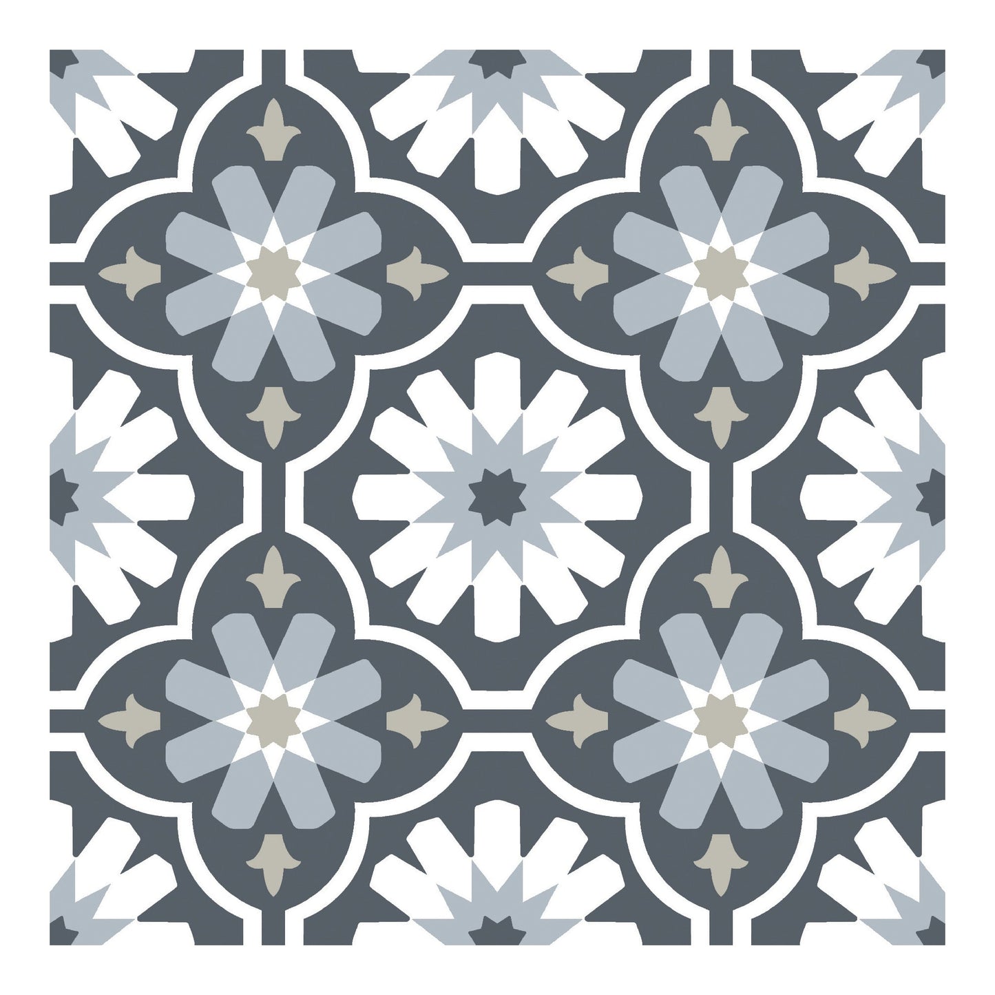 FloorPops Multicolor 12-in x 12-in Water Resistant Peel and Stick Vinyl Tile Flooring (20-sq ft)