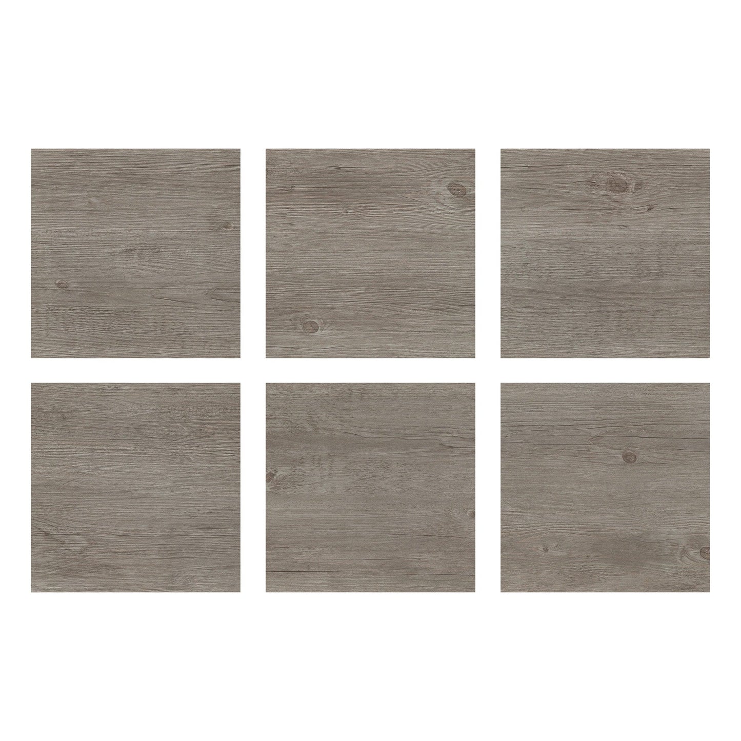 FloorPops Brown 12-in x 12-in Water-Resistant Peel-and-Stick Vinyl Tile Flooring, 20-sq ft Carton