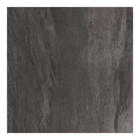 FloorPops Black 12-in x 12-in Water Resistant Peel and Stick Vinyl Tile Flooring (20-sq ft)