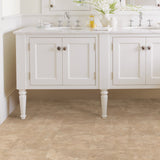 FloorPops Brown 12-in x 12-in Water Resistant Peel and Stick Vinyl Tile Flooring (20-sq ft)