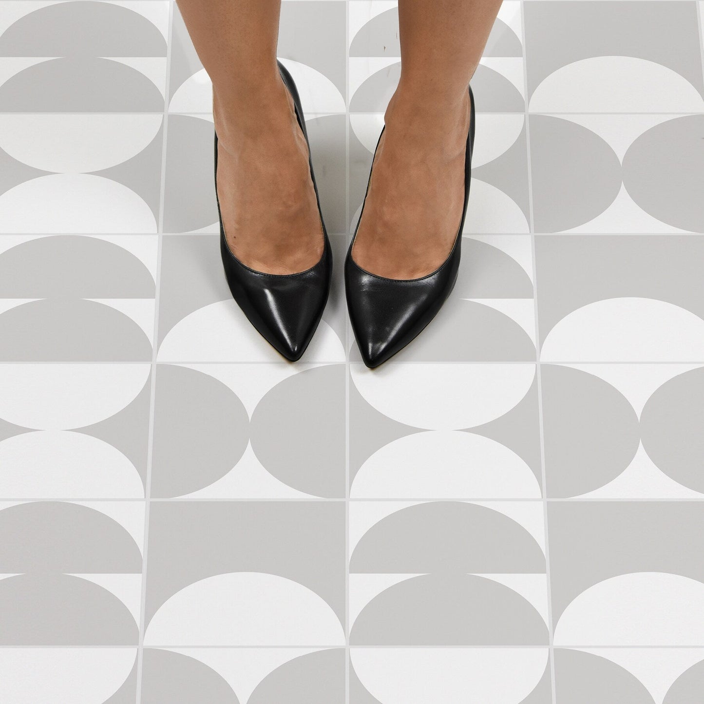 FloorPops White 12-in x 12-in Water Resistant Peel and Stick Vinyl Tile Flooring (20-sq ft)