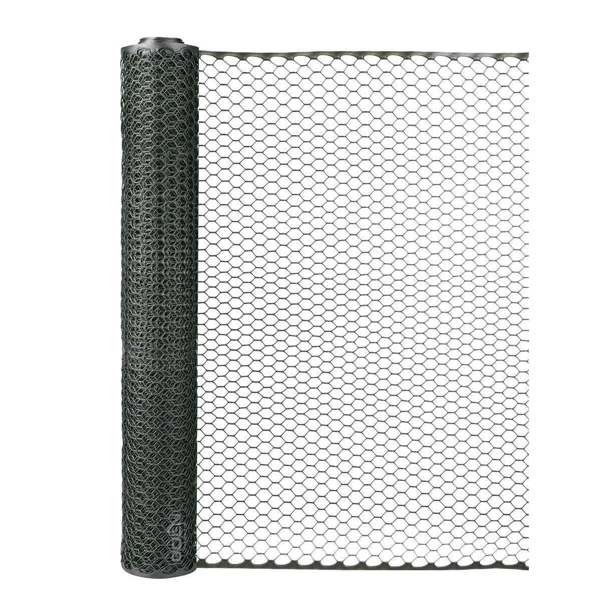 BOEN Black HDPE 25-Feet x 3-Feet Chicken Wire Rolled Fencing
