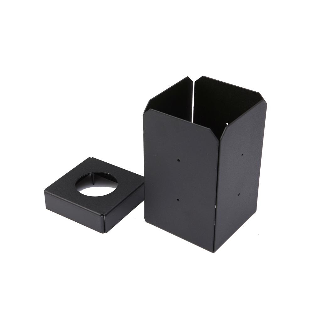 Fortress Building Products Black Steel Post/Pier Bracket