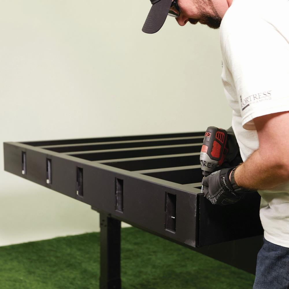 Fortress Building Products 8-ft x 6-in Black Sand Steel Joist