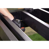 Fortress Building Products Black Steel Single Hanger Bracket