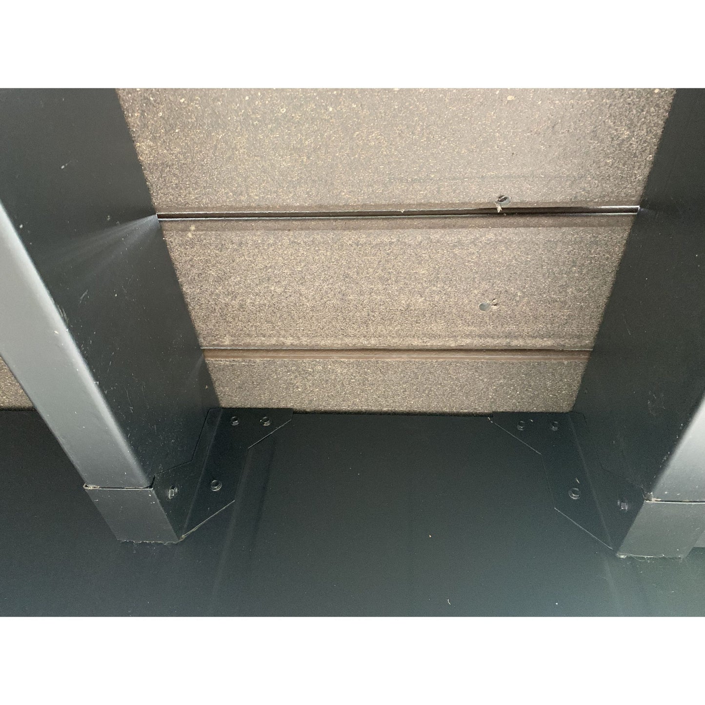 Fortress Building Products Black Steel Single Hanger Bracket
