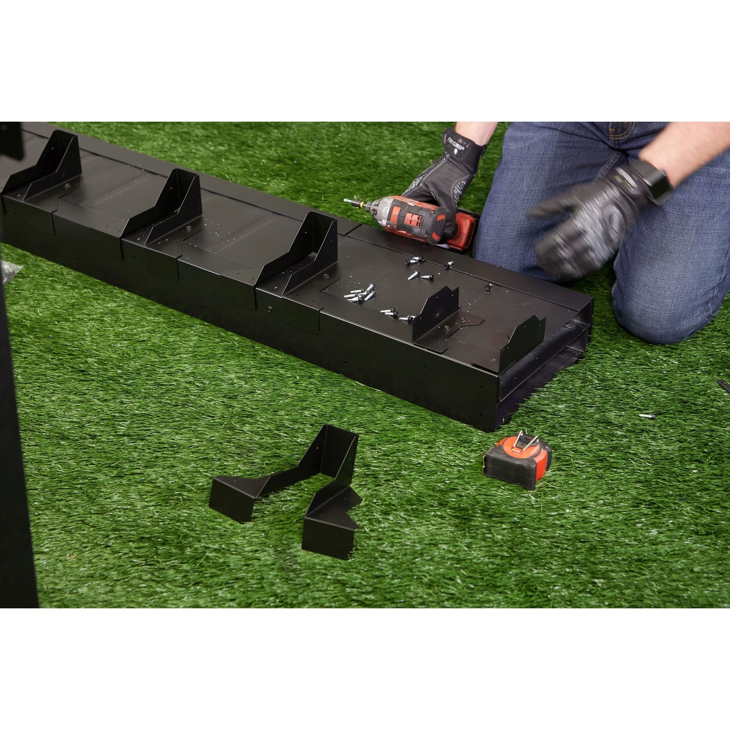 Fortress Building Products Black Steel Single Hanger Bracket