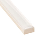 American Olean Linea Gloss Ice White Ceramic Pencil Liner Tile (1/2-in x 6-in)