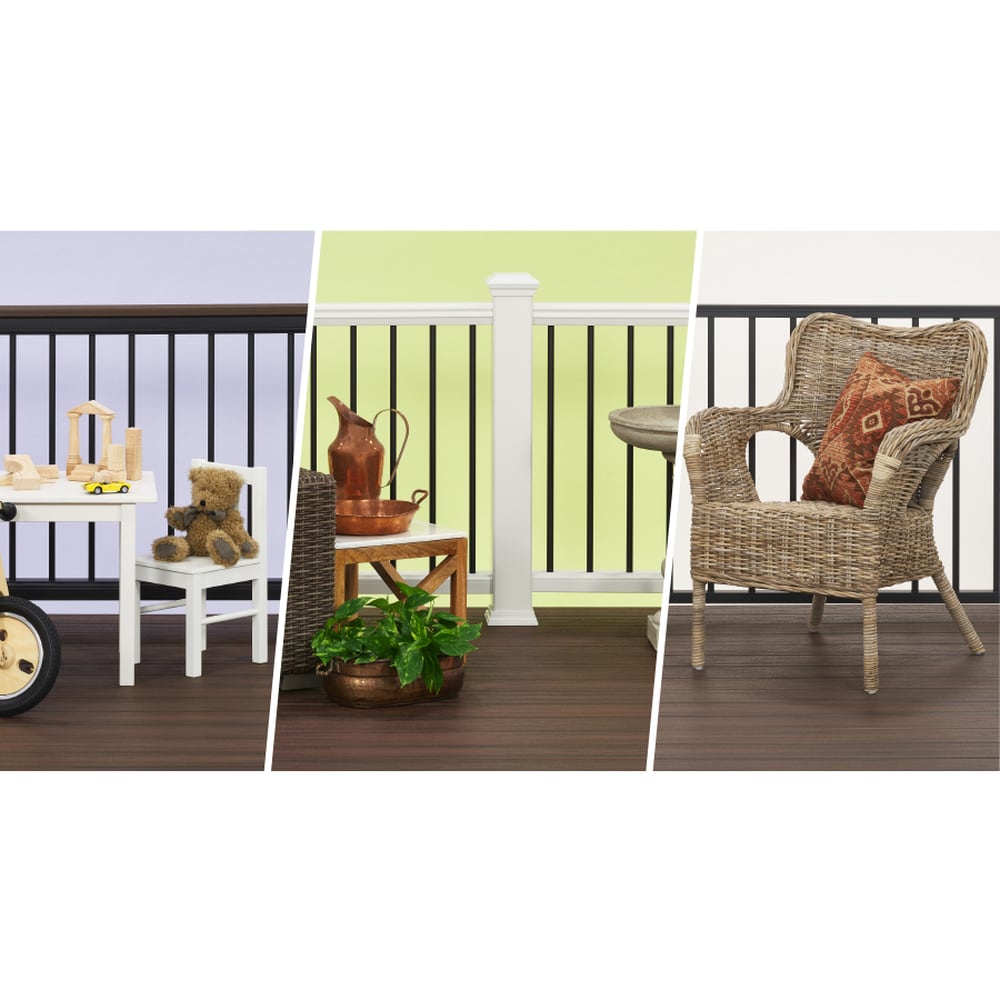 Trex Transcend 2-in x 6-in Lava Rock Square Composite Deck Board