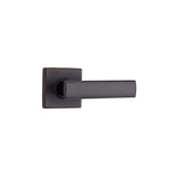 Vedani Square Satin Nickel Passage Hall/Closet Door Lever - Super Arbor
