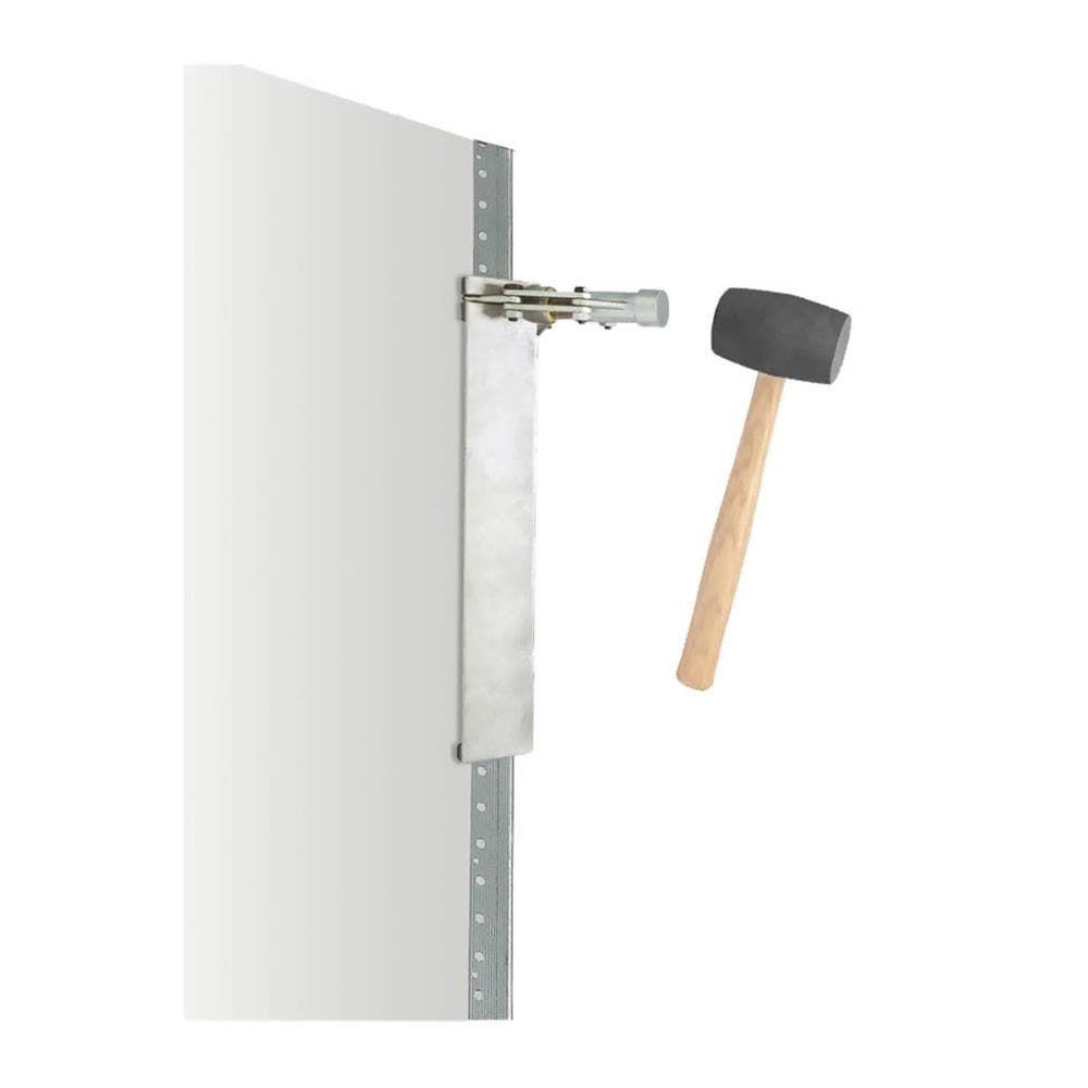 Bon Tool Metal L-Shape Corner Bead for Drywall and Stucco - Silver, 4 Feet Length, 1 Inch Width, Crimping and Locking Design