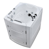 HD Series 38 in. Right Swinging Door Walk-In Whirlpool and Air Bath Tub with Right Swinging Door in White - Super Arbor