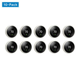 Nest Learning Thermostat 3rd Gen in Mirror Black - Super Arbor