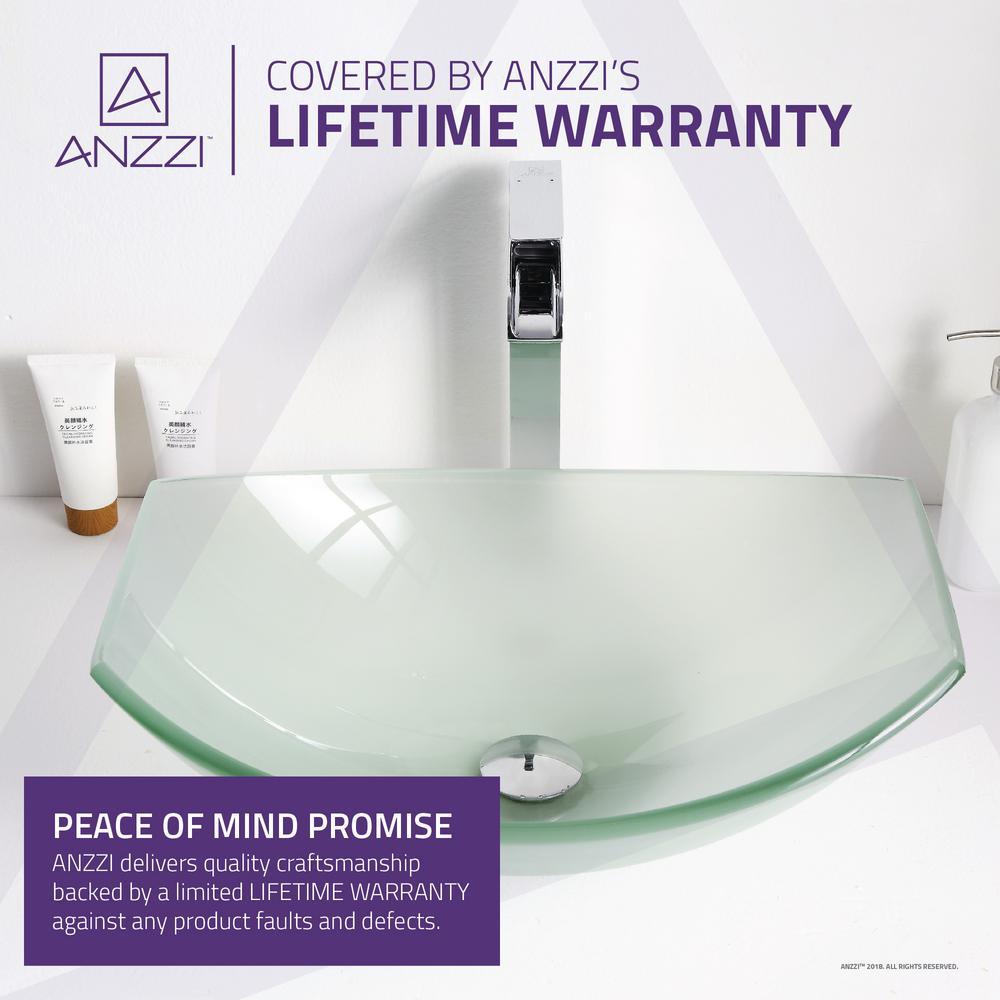 Pendant Series Deco-Glass Vessel Sink in Lustrous Frosted - Super Arbor
