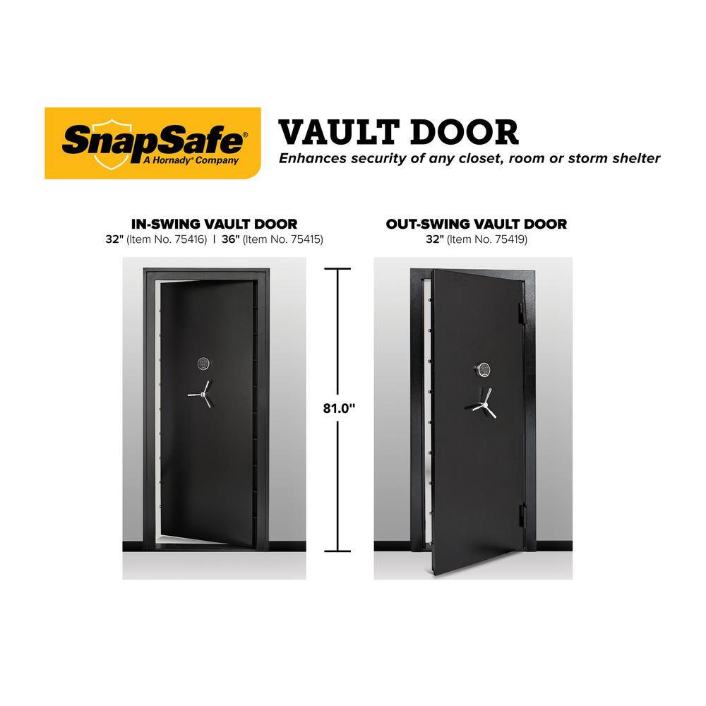 32 in. W x 80 in. H Vault Room Safe Door - Outswing - Super Arbor