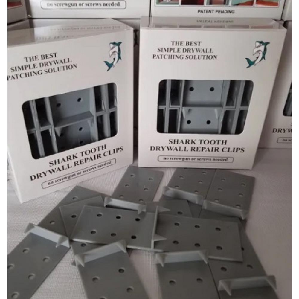 Sharktooth Drywall Repair Clips (16-Piece per Box) - Super Arbor
