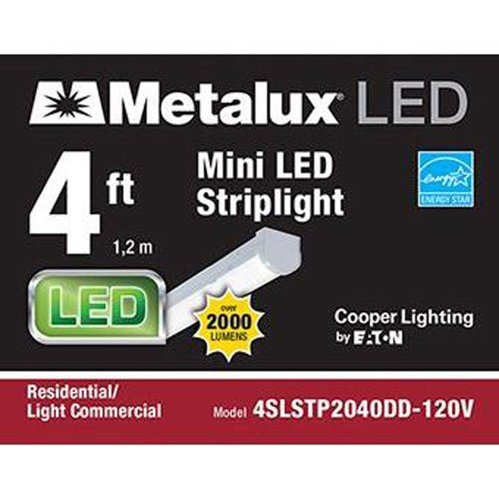 4 ft. Linear White Integrated LED Ceiling Strip Light with 2579 Lumens, 4200K, Dimmable - Super Arbor