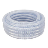 1 in. Dia x 100 ft. Clear Flexible PVC Suction and Discharge Hose with White Reinforced Helix