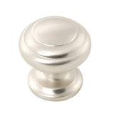 Zephyr 1-1/4 in. Satin Nickel Cabinet Knob - Super Arbor