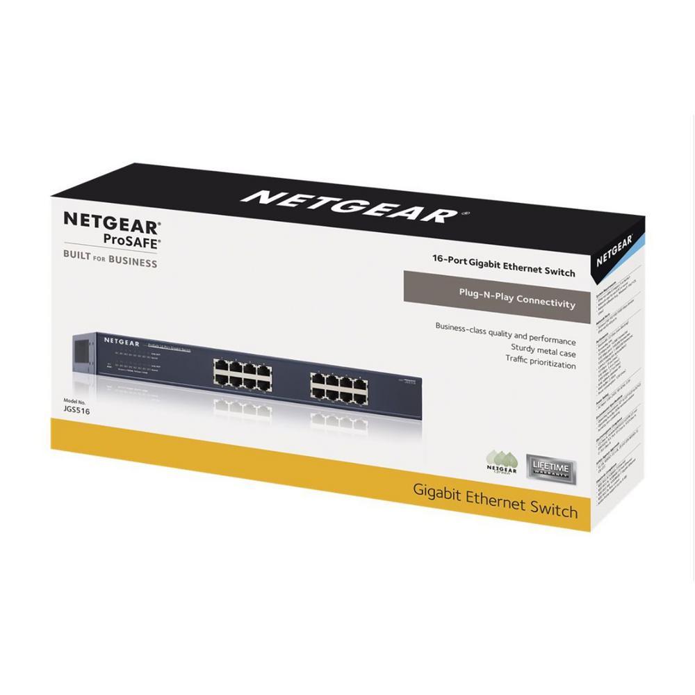 16-Port Gigabit Ethernet Unmanaged Switch - Super Arbor