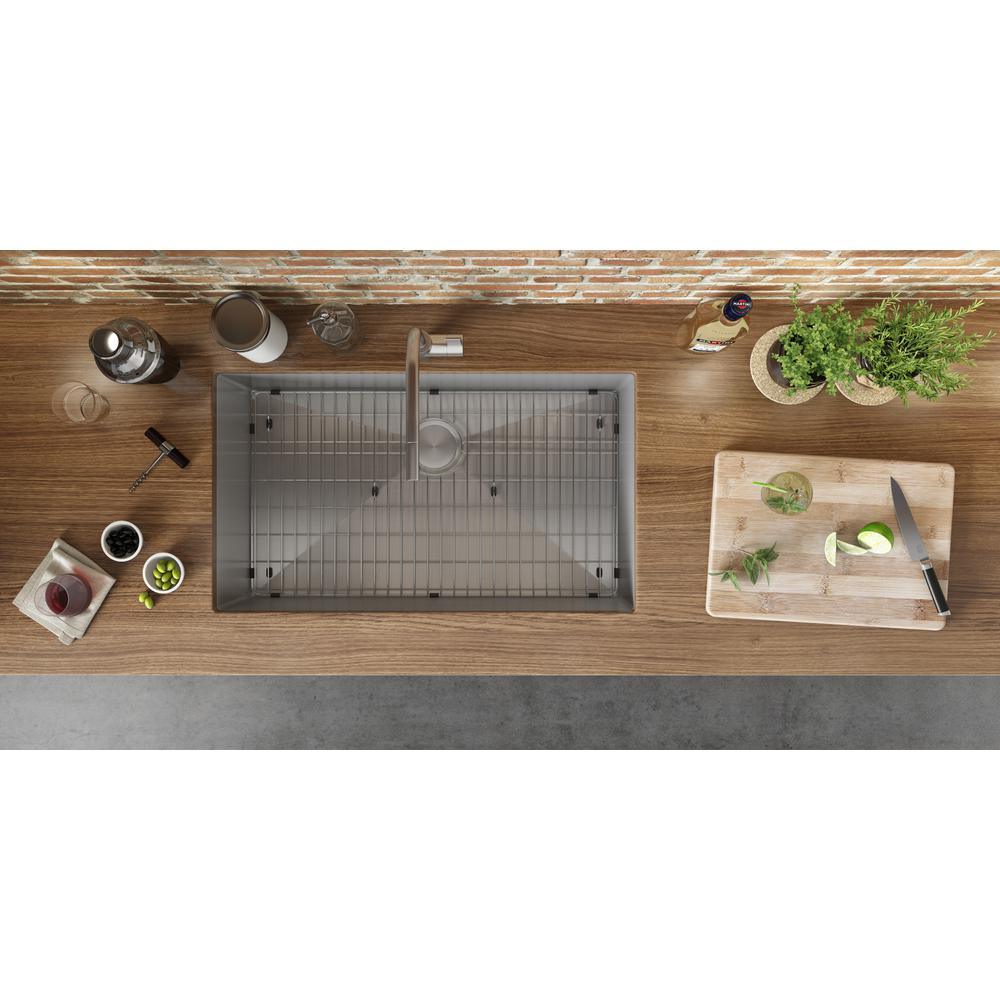 Undermount Stainless Steel 32 in. Single Bowl Kitchen Sink 16-Gauge - Super Arbor