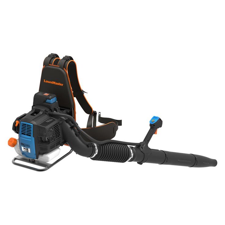 Lawnmaster NO-PULL 175 MPH 470 CFM 31cc Gas with Electronic Start Backpack Leaf Blower