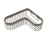 Allied Brass Corner Toiletry Shower Basket in Antique Brass