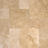 Riviera Tumbled Travertine Paver-Kits (30-Kits/480 sq. ft./Pallet) - Super Arbor