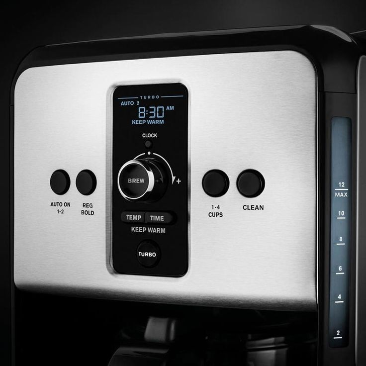 Krups 12-Cup Black/Stainless Residential Drip Coffee Maker