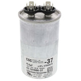 Rheem 43-101666-37 capacitor - front view (Voltage: 370V; MFD: 45)