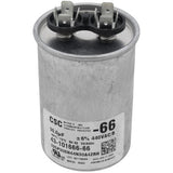 Rheem 43-101666-66 capacitor - front view (Product Type: Capacitor)