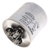 Rheem 43-25133-10 capacitor - detail view (Voltage: 370V; MFD: 60/5)