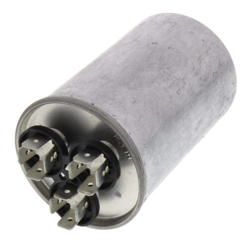 Rheem 43-25133-35 capacitor - detail view (Voltage: 370V; MFD: 35/5)