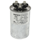 Rheem 43-25133-35 capacitor - front view (Voltage: 370V; MFD: 35/5)