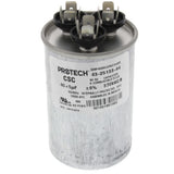 Rheem 43-25133-44 capacitor - front view (Voltage: 370V; MFD: 40/5)
