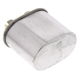 Rheem 43-25134-02 capacitor - side view (Voltage: 370V; MFD: 5)