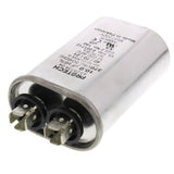 Rheem 43-25134-04 capacitor - detail view (Voltage: 370V; MFD: 10)