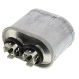 Rheem 43-25134-27 capacitor - detail view (Voltage: 370V; MFD: 4)