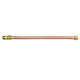 3/4 in. FIP/MIP x 3/4 in. FIP x 18 in. Copper Water Heater Connector (7/8 in. O.D.) - Super Arbor
