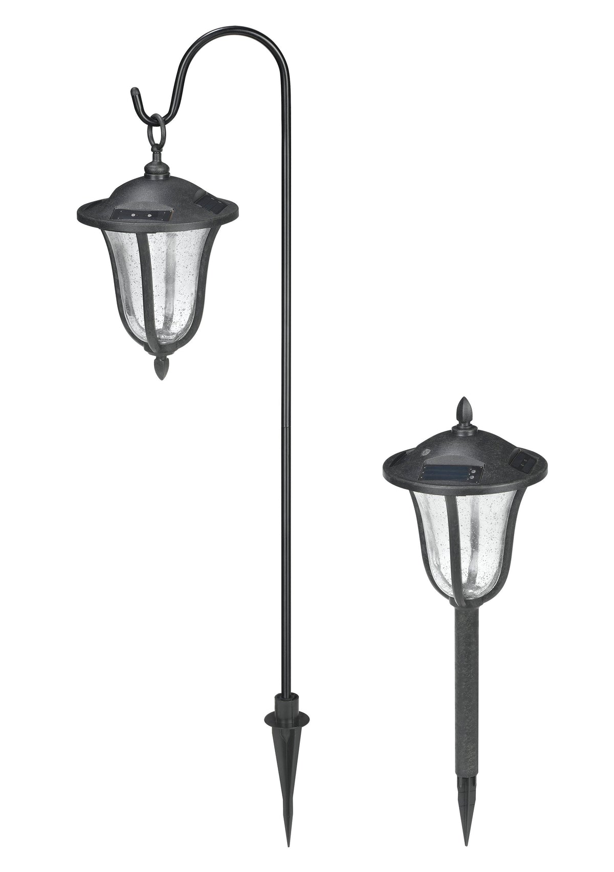 Portfolio 2-Pack 12x Brighter (14.4-Lumen) Aged Bronze Solar Integrated LED Path Light Kit