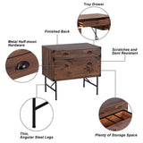 Saint Birch Bombay Walnut 2-Drawer 30.67-in File Cabinet