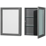 Wyndham Collection Sheffield 35-in Dark Gray Bathroom Vanity Cabinet (Mirror Included)