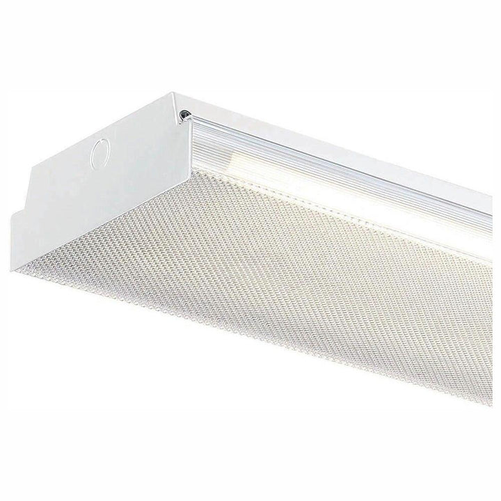 4 ft. x 9 in. 14-Watt 2-Light White LED MV Wraparound Light with 1,800 Lumens T8 LED 3500K Tubes - Super Arbor