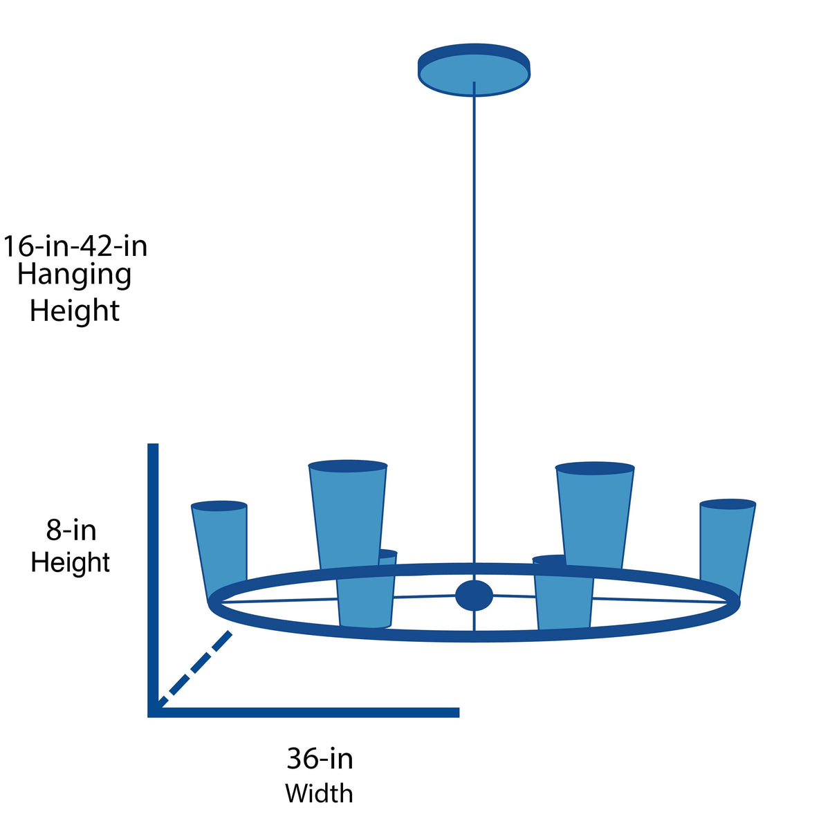 Kichler Pim 7-Light Gold Modern/Contemporary Chandelier
