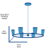 Kichler Pim 7-Light Gold Modern/Contemporary Chandelier