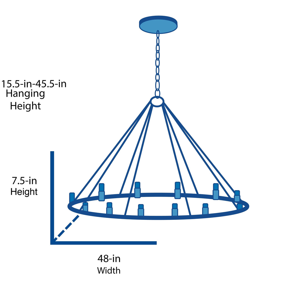 Kichler Pim 6-Light Gold Modern/Contemporary Chandelier