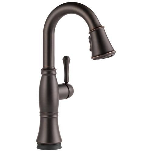 Delta Cassidy Touch2O Venetian Bronze 1-Handle Deck-Mount Pull-Down Touch Kitchen Faucet