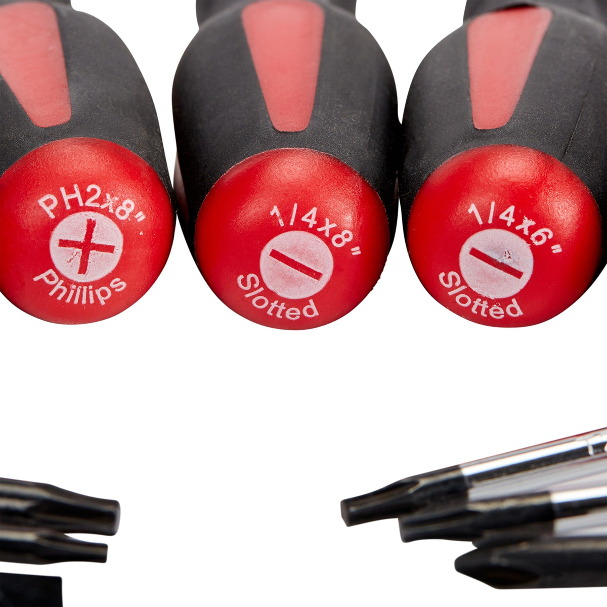 Project Source Screwdriver 12-Piece Rubber Handle Screwdriver Set