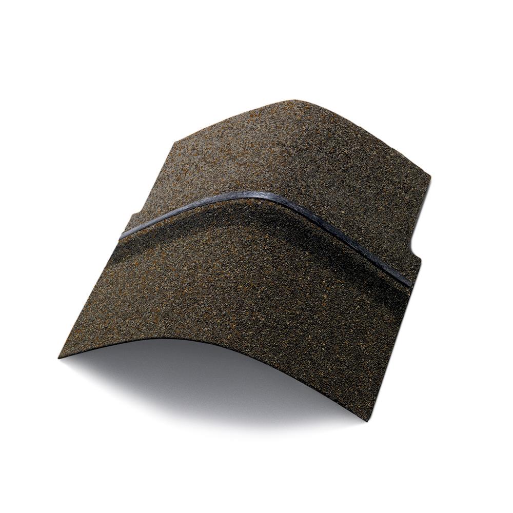 Owens Corning ProEdge Black Sable Algae-Resistant Hip & Ridge Roof Shingles, 33 Linear Ft per Bundle